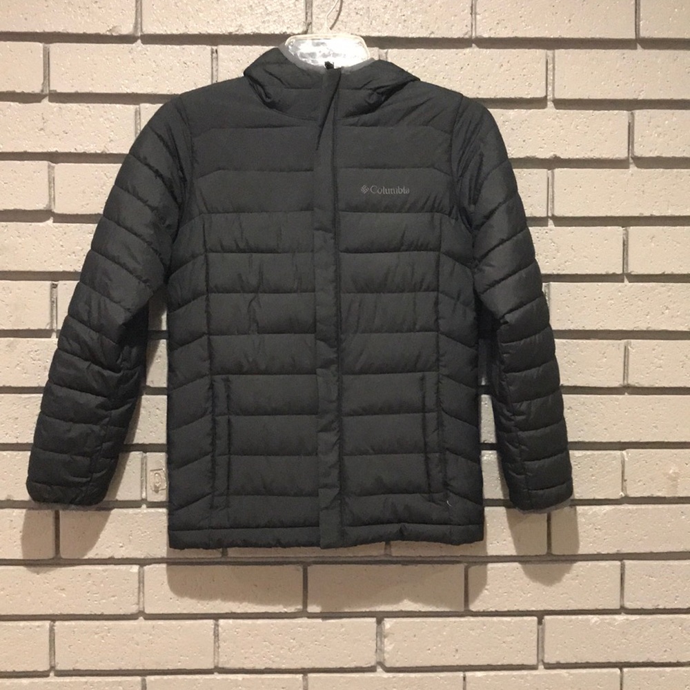 Colombia sportswear black bubble jacket